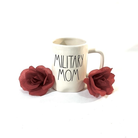 Rae Dunn MILITARY MOM coffee mug - Picture 1 of 6